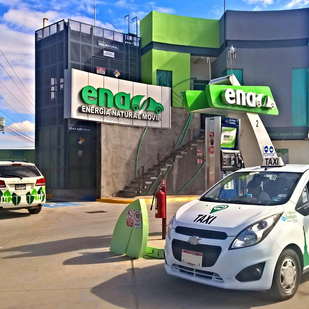 estación de carga de gas comprimido